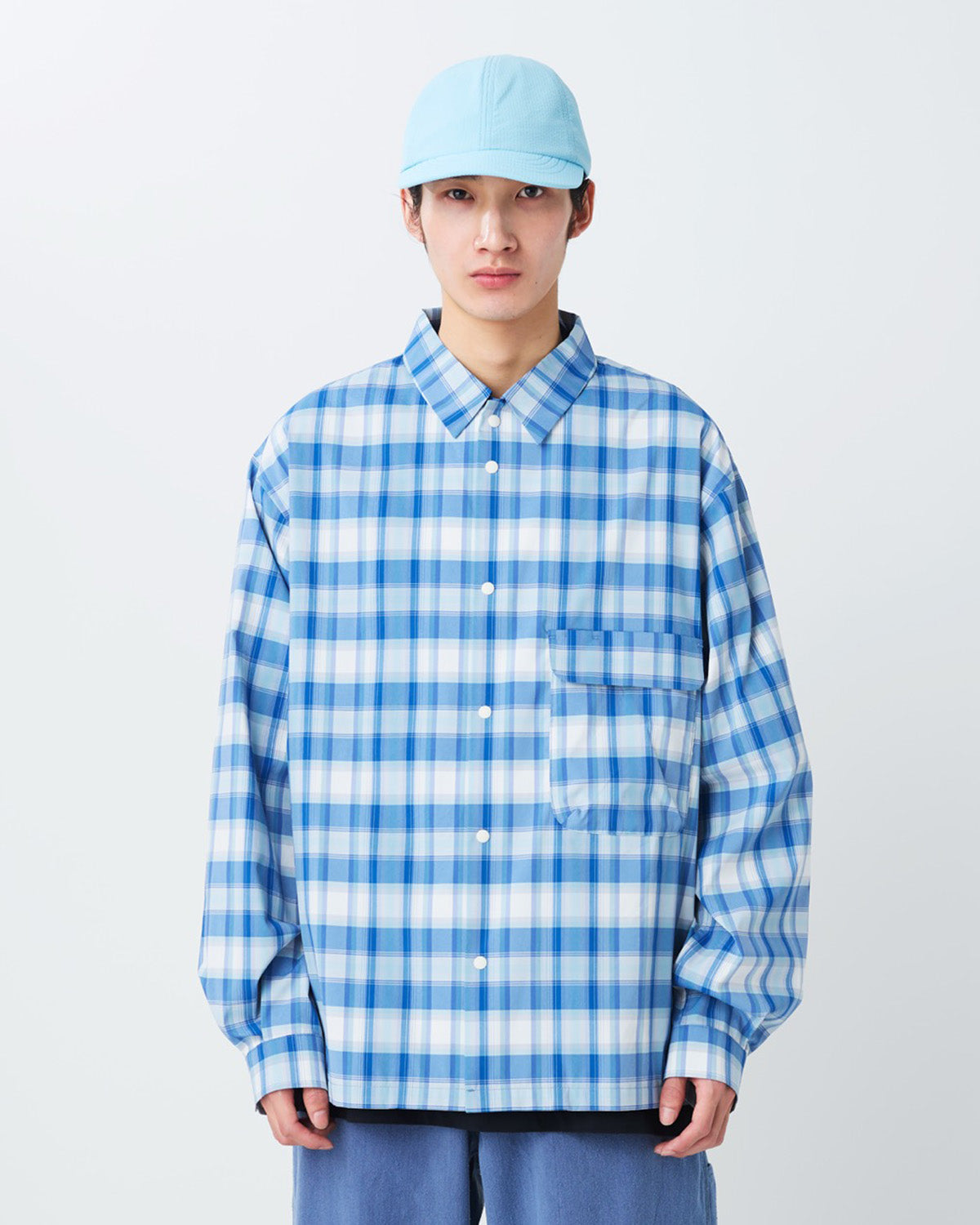 Snow Peak Fade Check Breezy Shirt