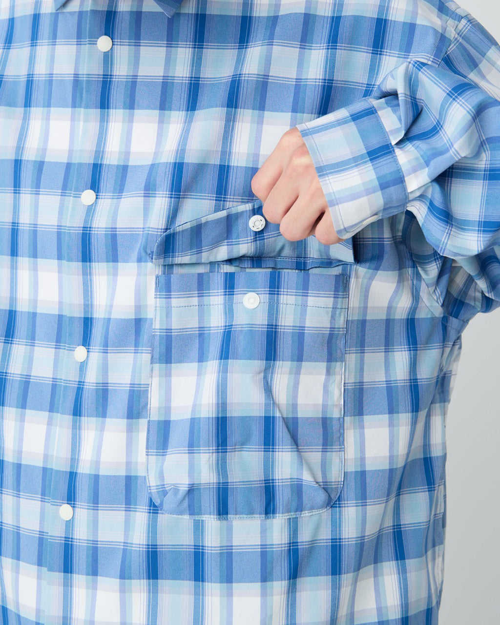 Snow Peak Fade Check Breezy Shirt