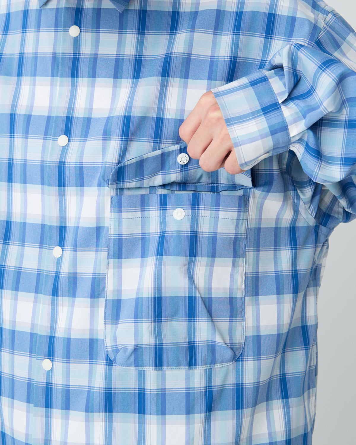 Snow Peak Fade Check Breezy Shirt