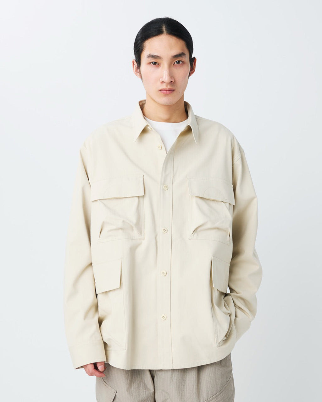 Snow Peak TAKIBI Herringbone Shirt Jacket