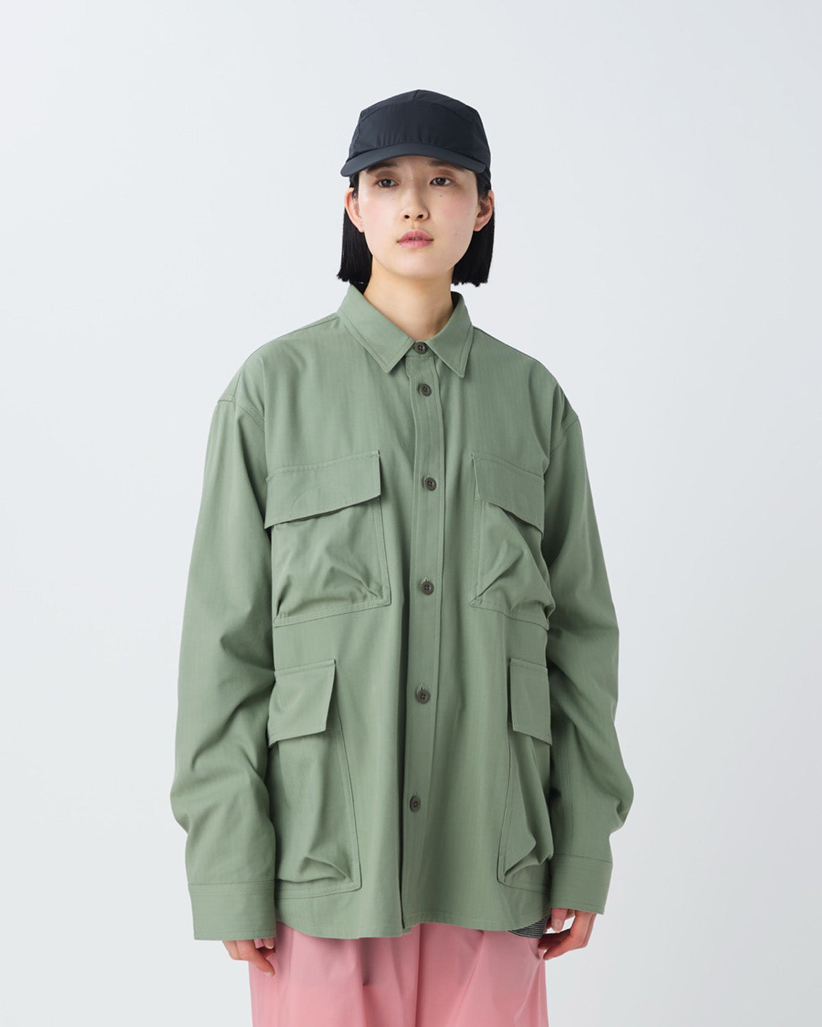 Snow Peak TAKIBI Herringbone Shirt Jacket