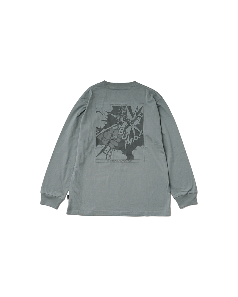Snow Peak Solid & Delta Stake Long Sleeve T-Shirt
