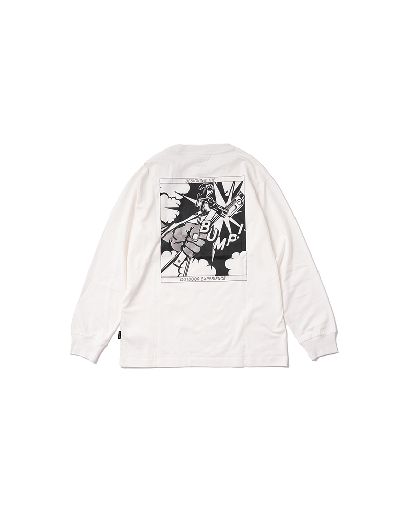 Snow Peak Solid & Delta Stake Long Sleeve T-Shirt