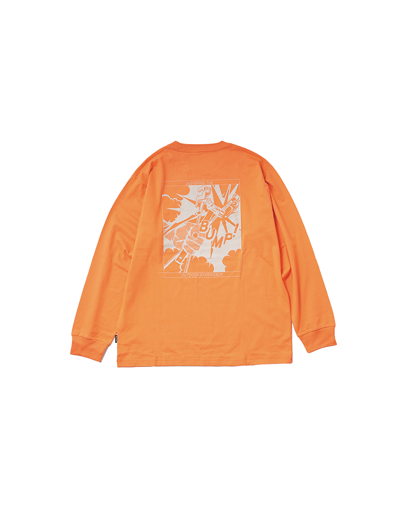 Snow Peak Solid & Delta Stake Long Sleeve T-Shirt