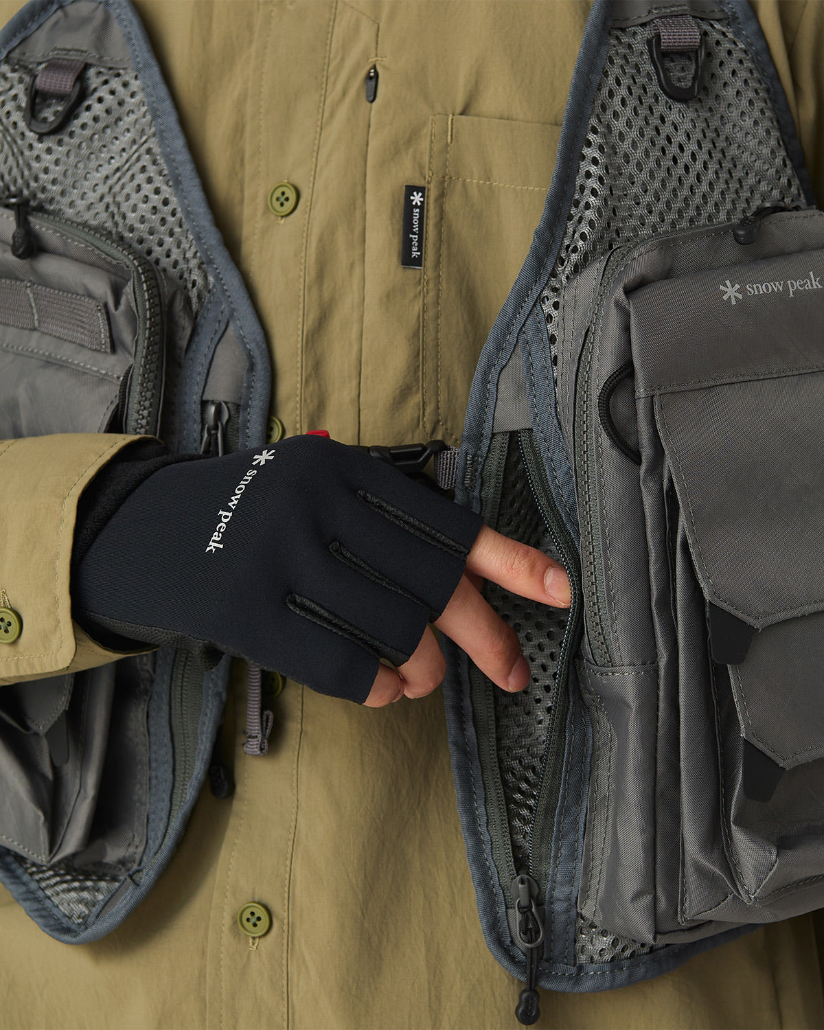 Snow Peak SP FF Joint System Vertical Strap Mesh Vest