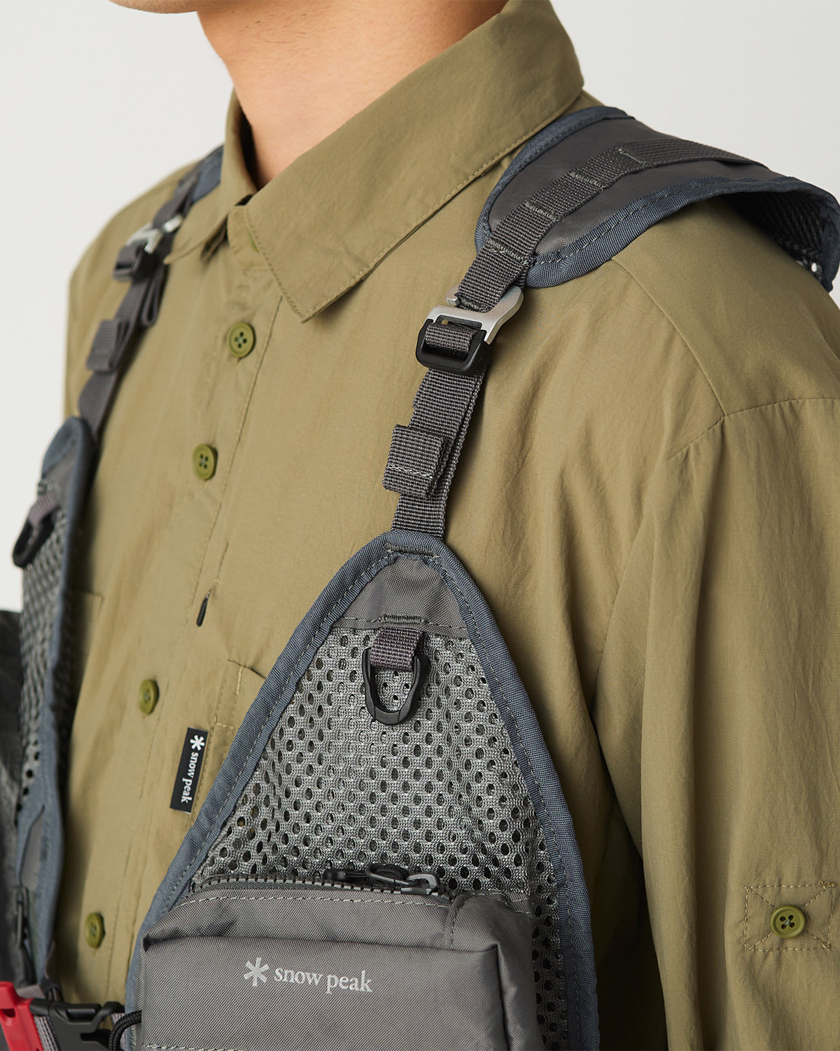 Snow Peak SP FF Joint System Vertical Strap Mesh Vest