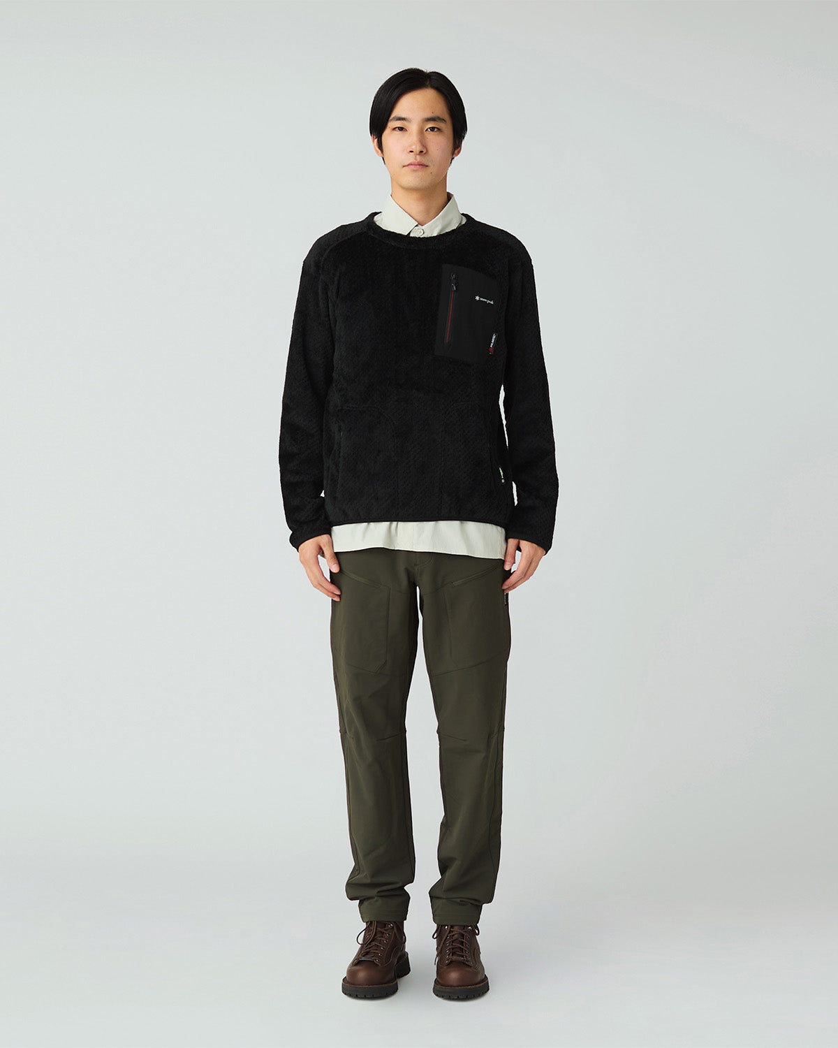 Snow Peak Polartec High Loft Fleece Crew Neck Sweater