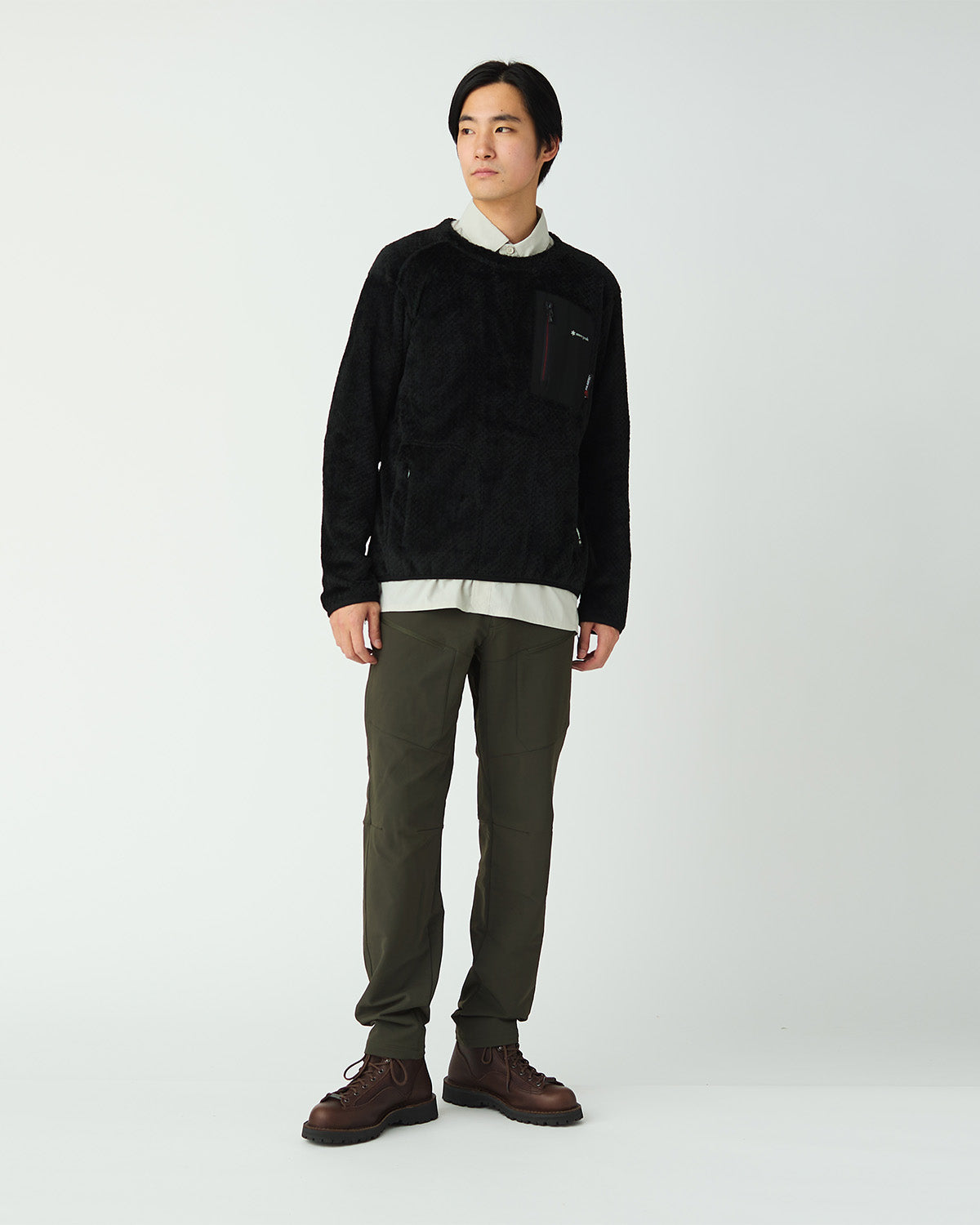 Snow Peak Polartec High Loft Fleece Crew Neck Sweater