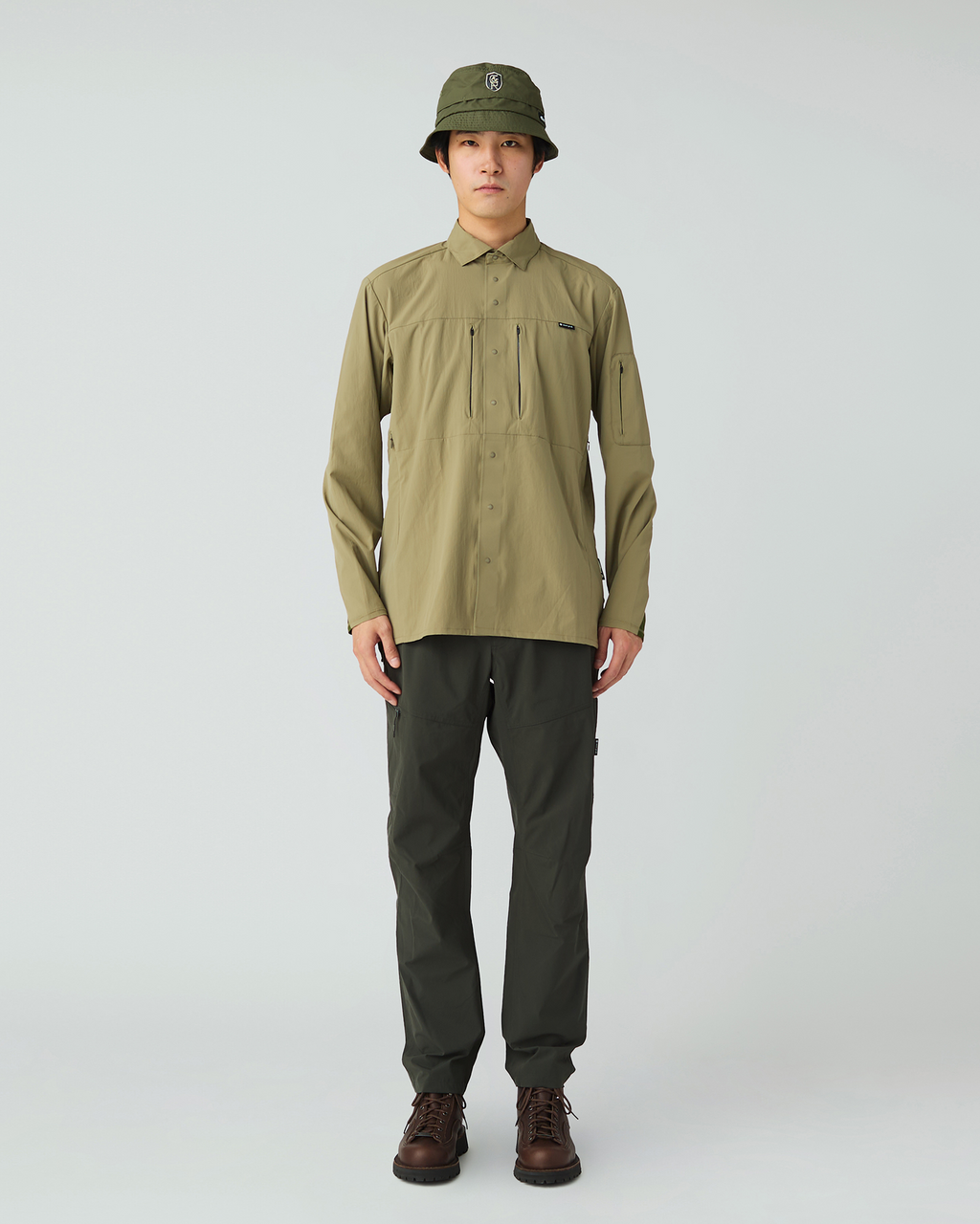 Snow Peak Stream Field Stretch Dry Long Sleeve Shirt
