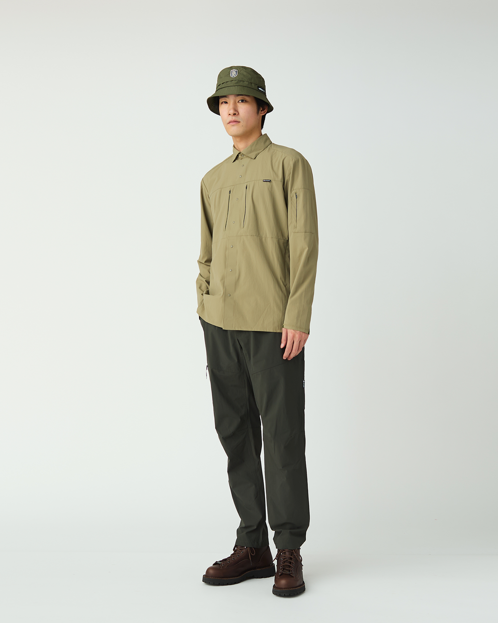 Snow Peak Stream Field Stretch Dry Long Sleeve Shirt