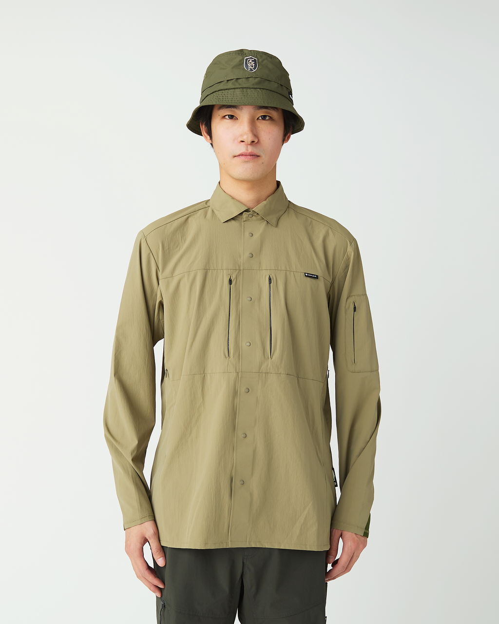Snow Peak Stream Field Stretch Dry Long Sleeve Shirt
