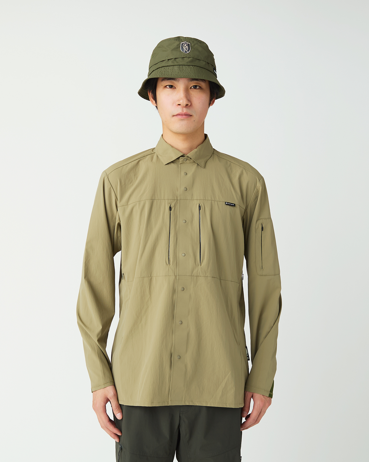 Snow Peak Stream Field Stretch Dry Long Sleeve Shirt