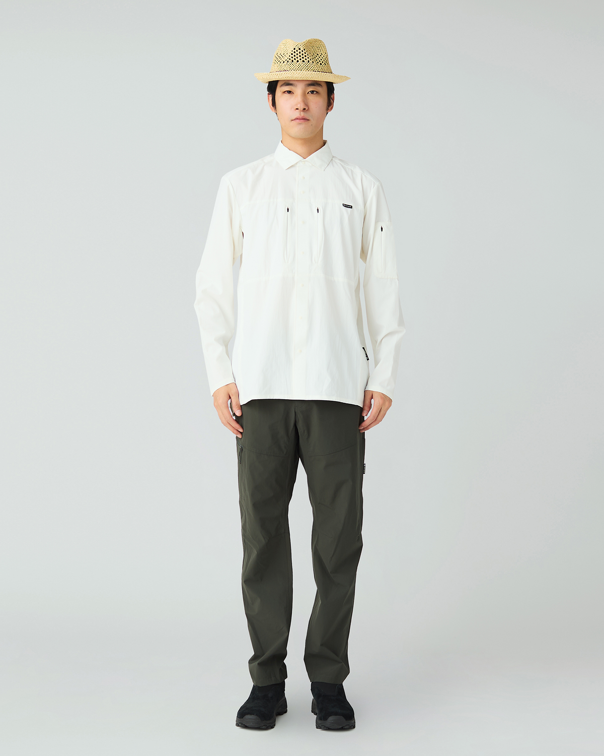 Snow Peak Stream Field Stretch Dry Long Sleeve Shirt