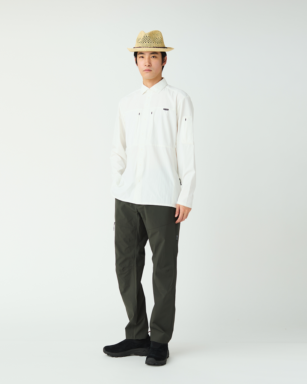 Snow Peak Stream Field Stretch Dry Long Sleeve Shirt