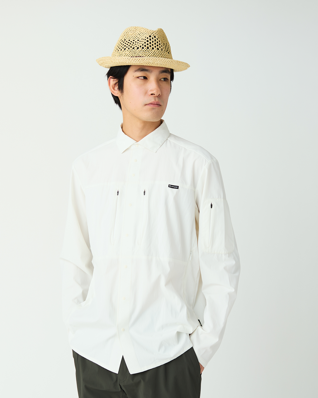 Snow Peak Stream Field Stretch Dry Long Sleeve Shirt