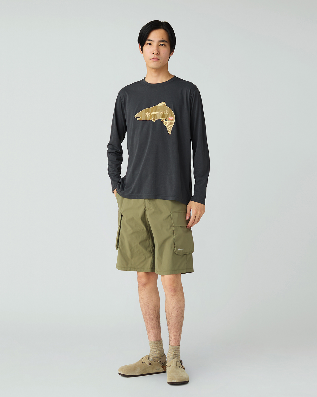 Snow Peak Yamame Graphic Long Sleeve T-Shirt