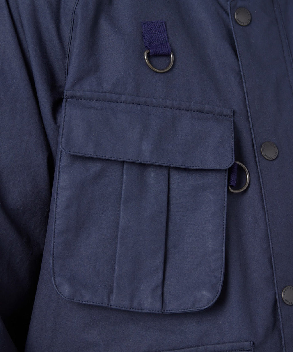 Snow Peak Waxed Cotton Hoodie