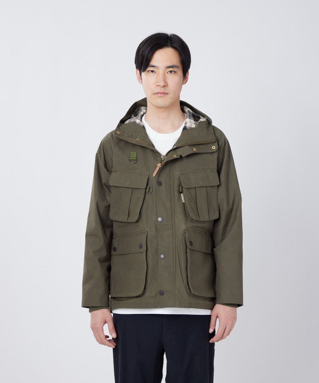 Snow Peak Waxed Cotton Hoodie