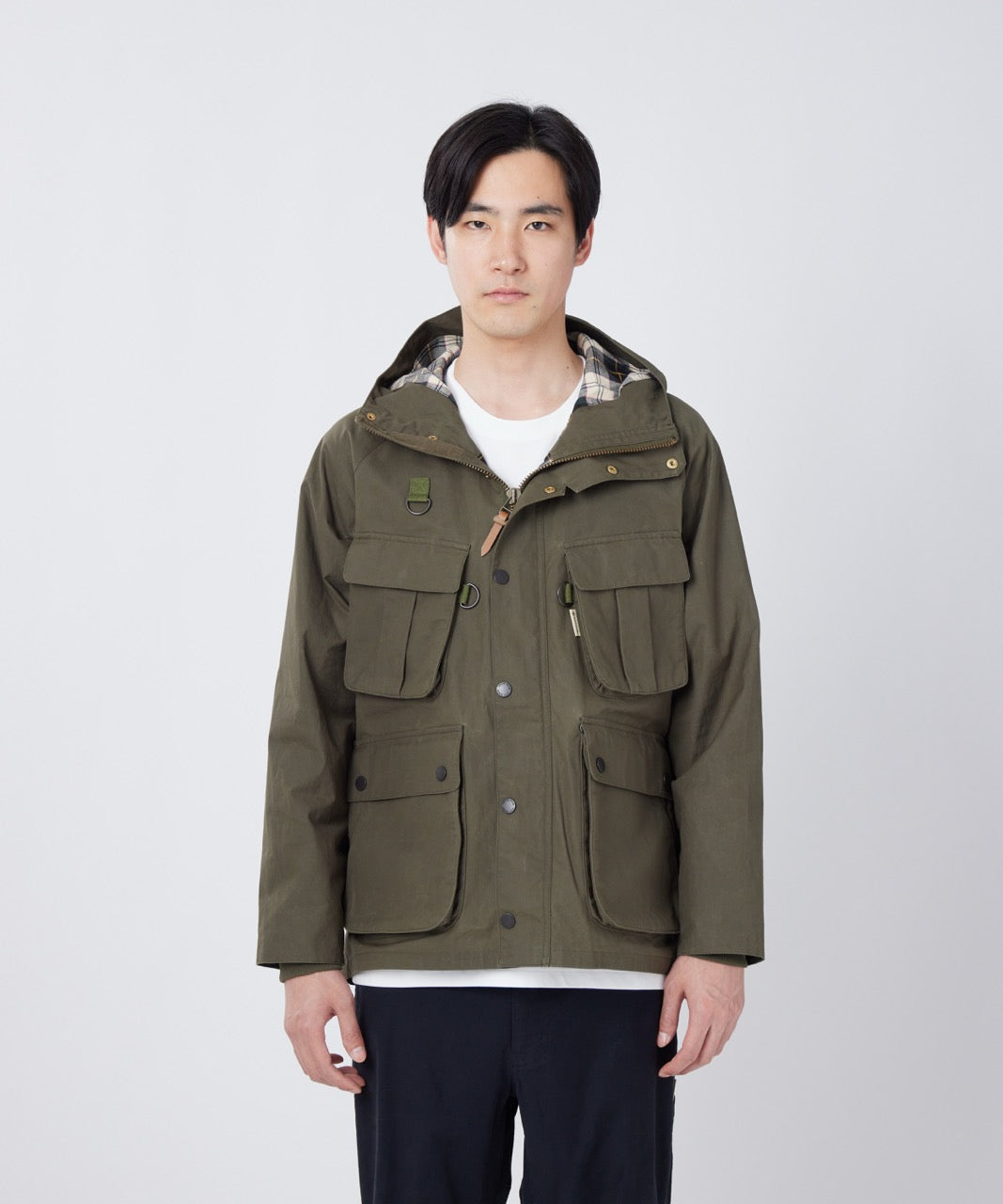 Snow Peak Waxed Cotton Hoodie