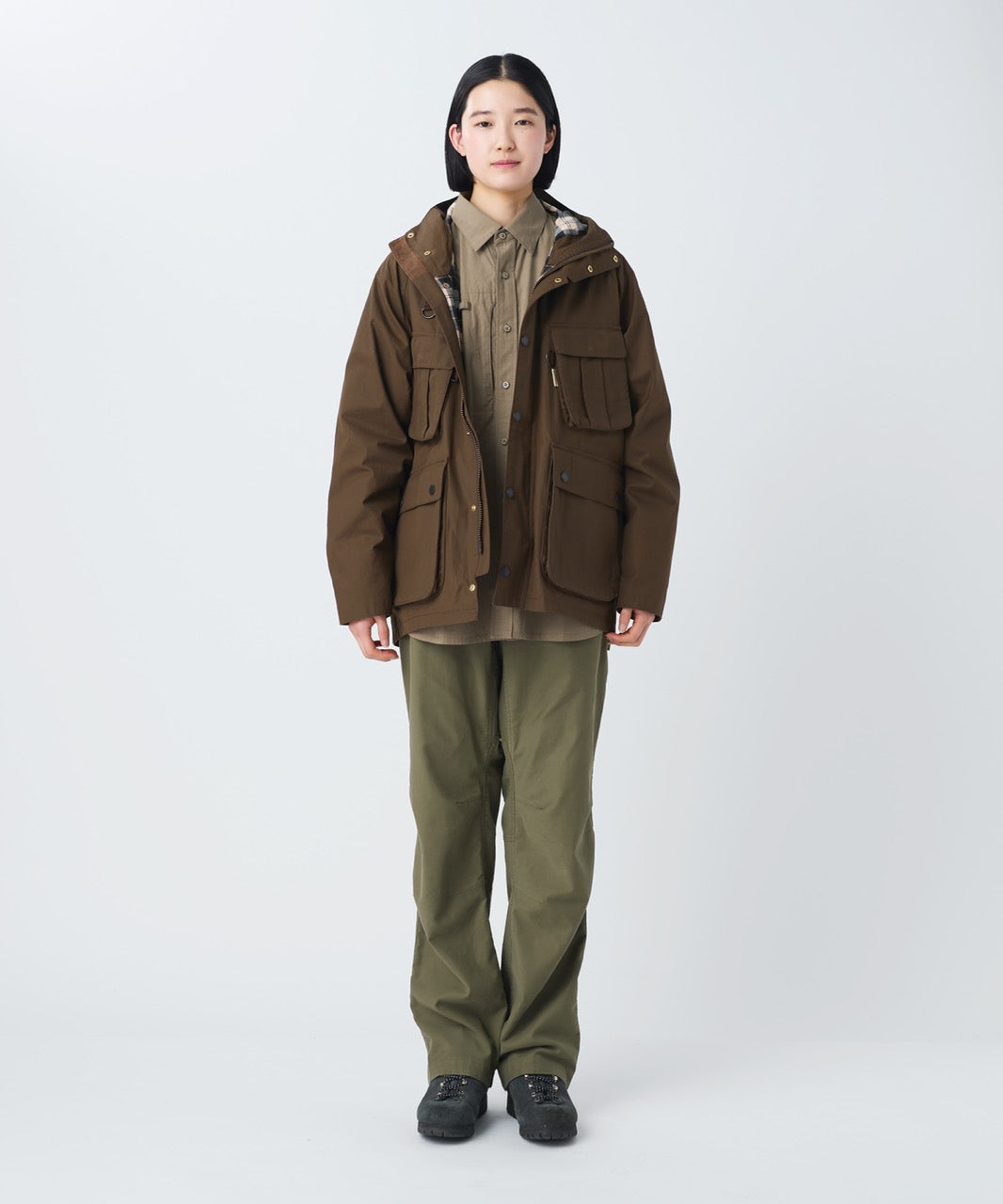 Snow Peak Waxed Cotton Hoodie