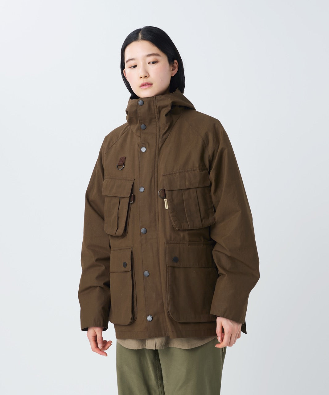 Snow Peak Waxed Cotton Hoodie