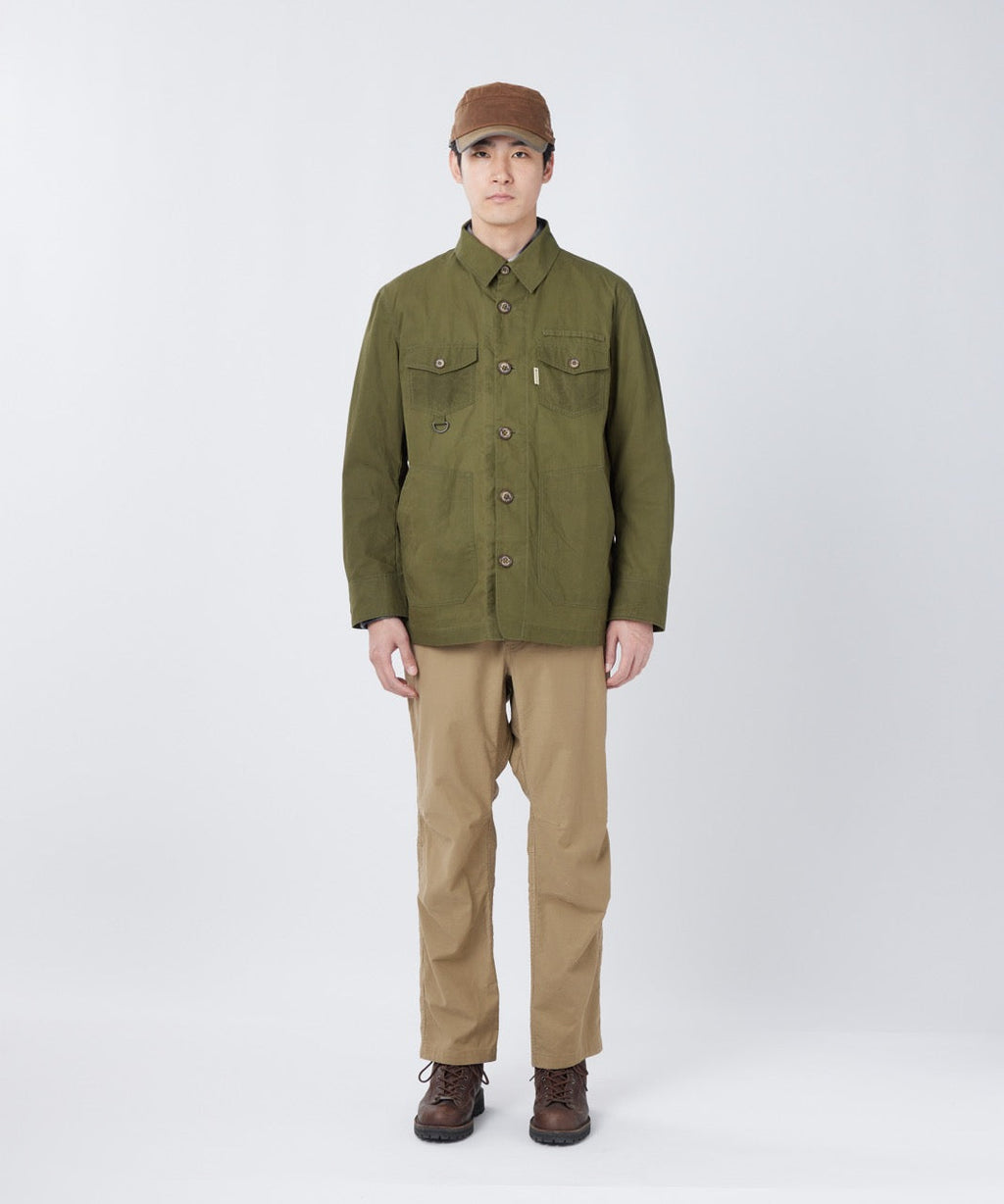 Snow Peak Waxed Cotton Coverall Jacket