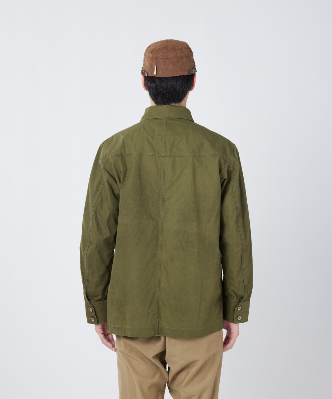 Snow Peak Waxed Cotton Coverall Jacket