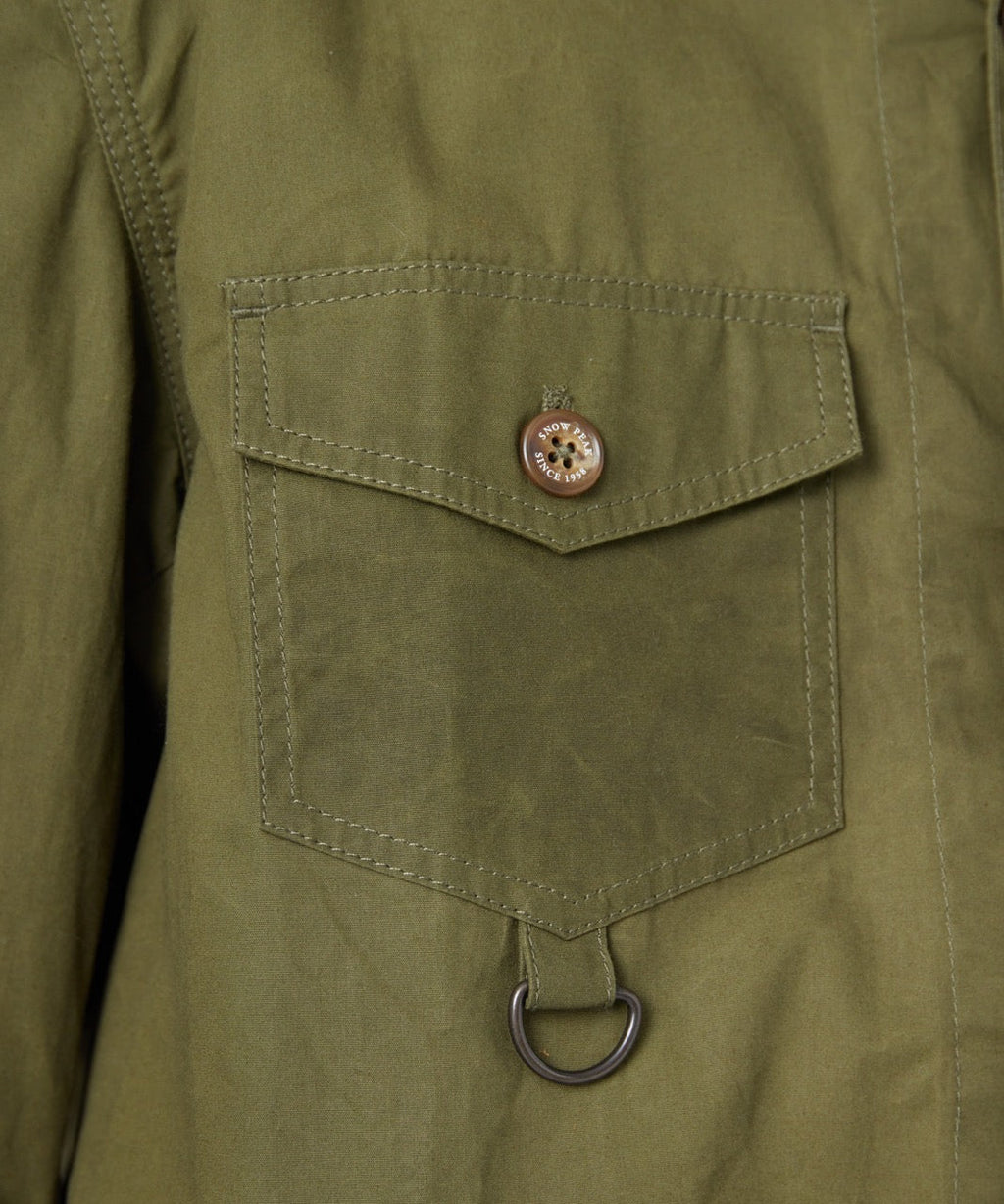 Snow Peak Waxed Cotton Coverall Jacket
