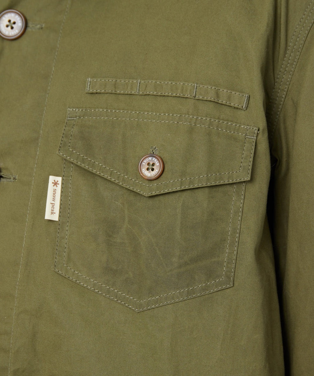 Snow Peak Waxed Cotton Coverall Jacket