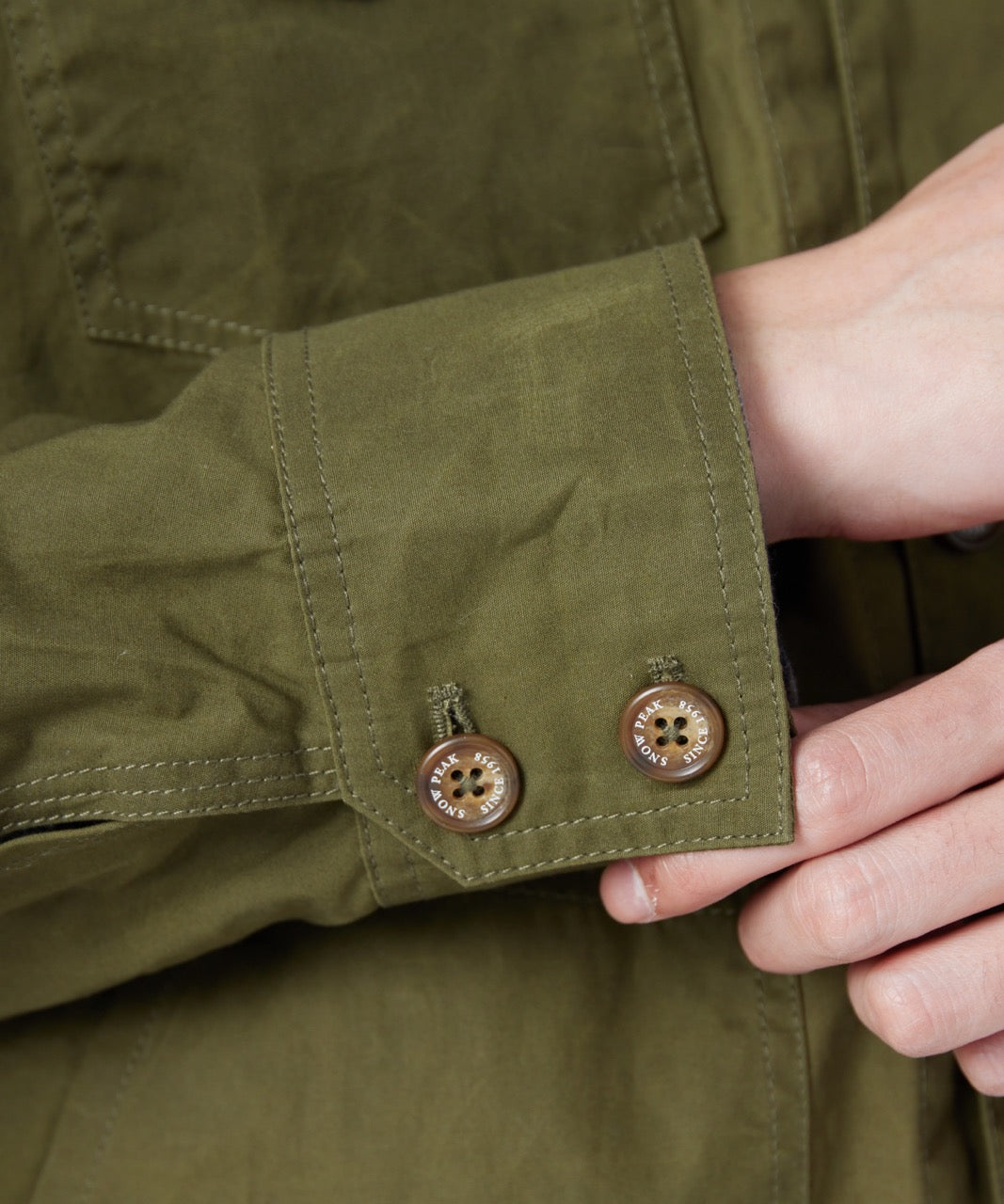 Snow Peak Waxed Cotton Coverall Jacket