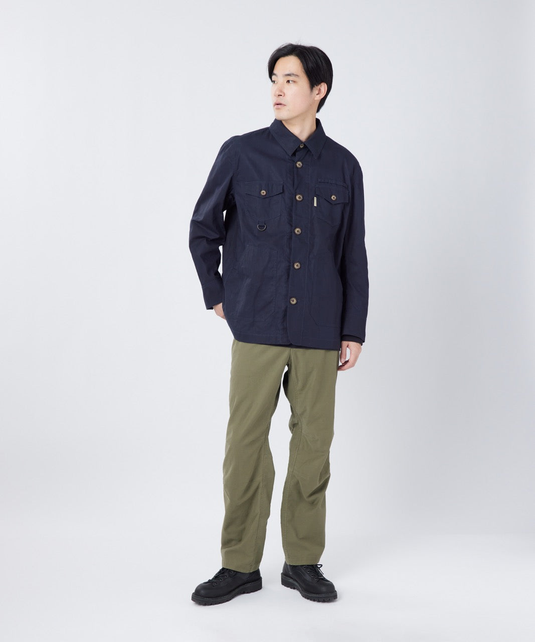 Snow Peak Waxed Cotton Coverall Jacket