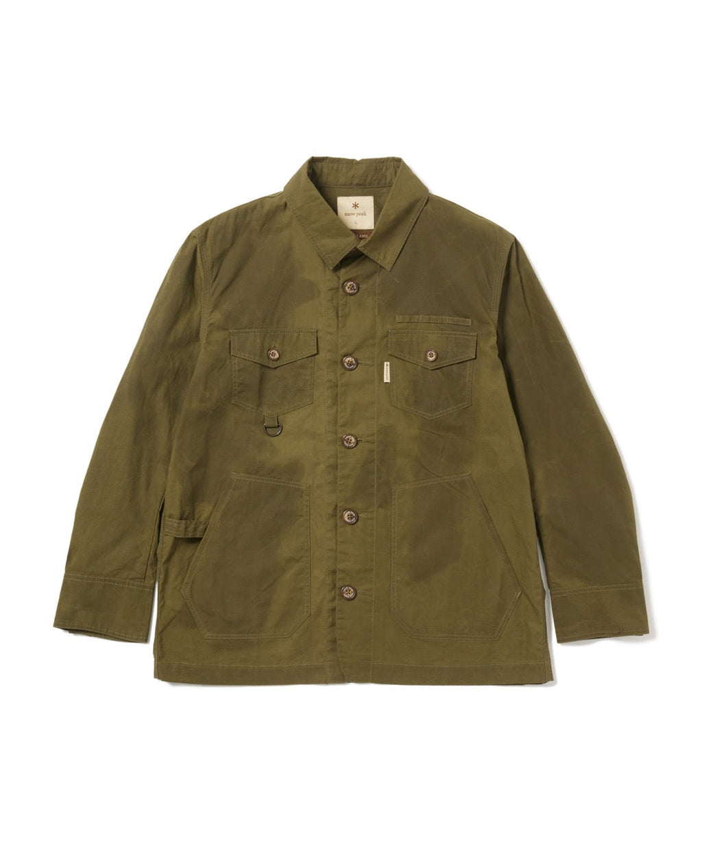 Snow Peak Waxed Cotton Coverall Jacket