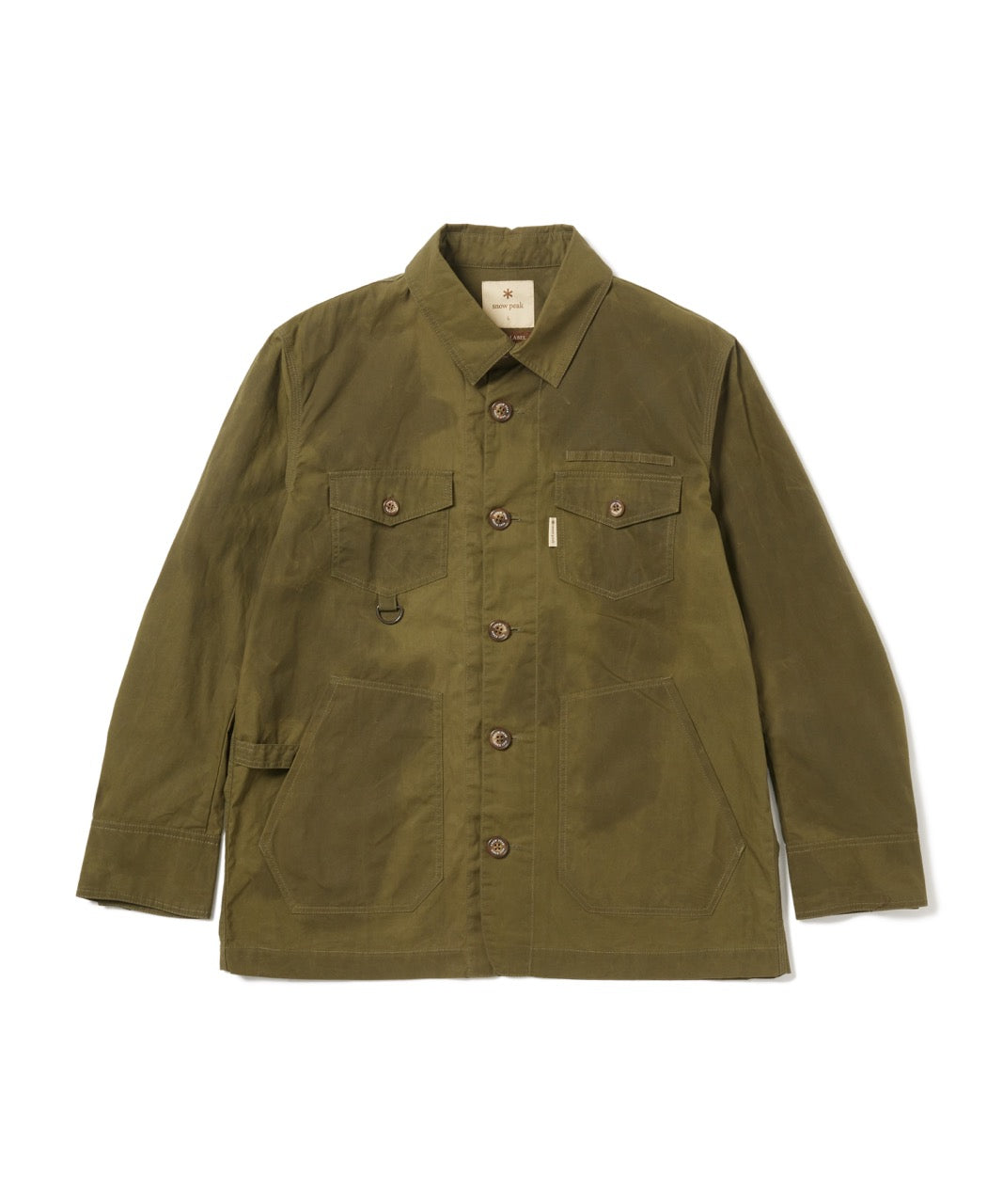 Snow Peak Waxed Cotton Coverall Jacket