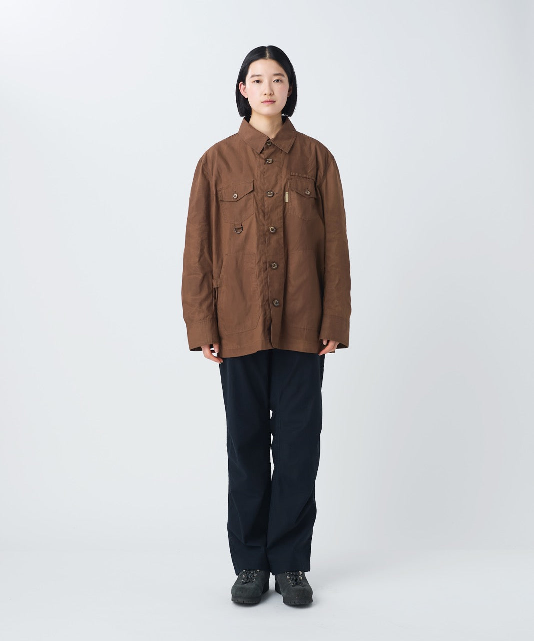Snow Peak Waxed Cotton Coverall Jacket