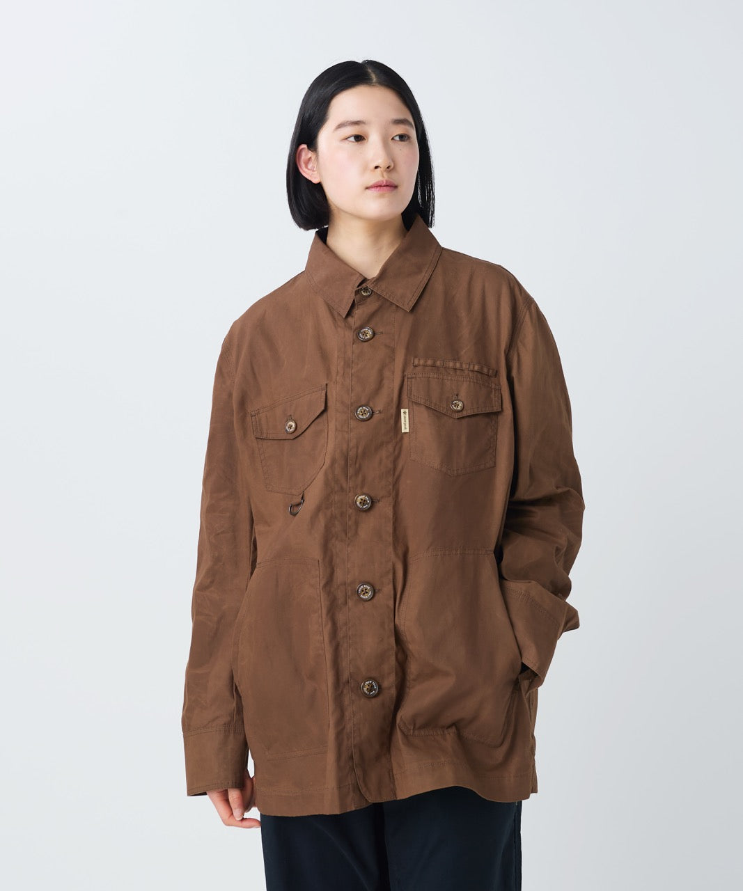 Snow Peak Waxed Cotton Coverall Jacket