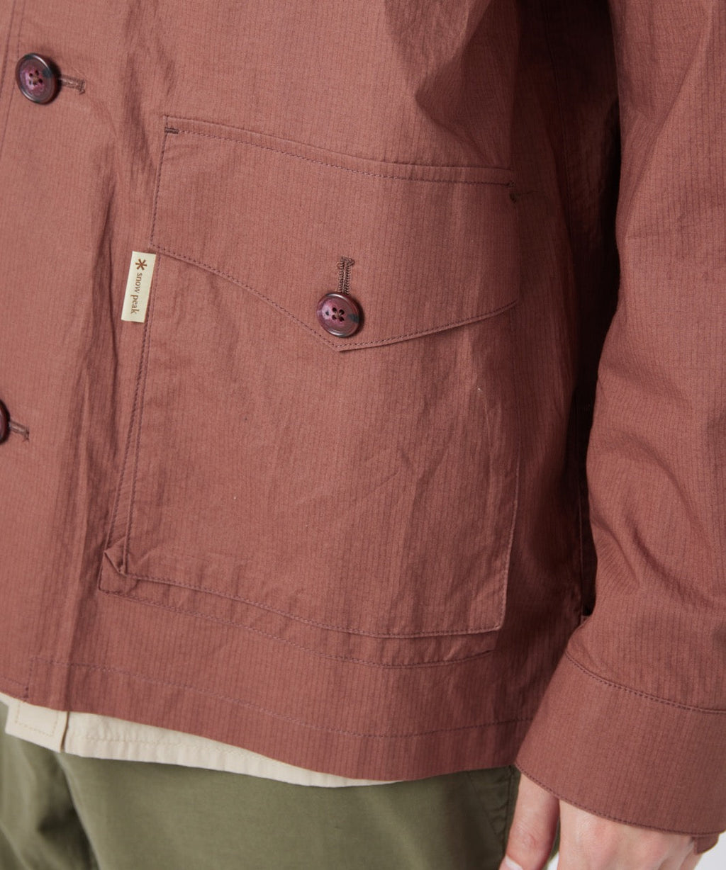 Snow Peak Waxed Windbreaker Jacket