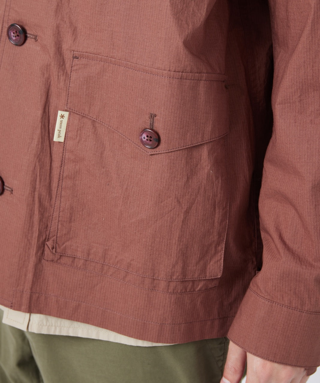 Snow Peak Waxed Windbreaker Jacket