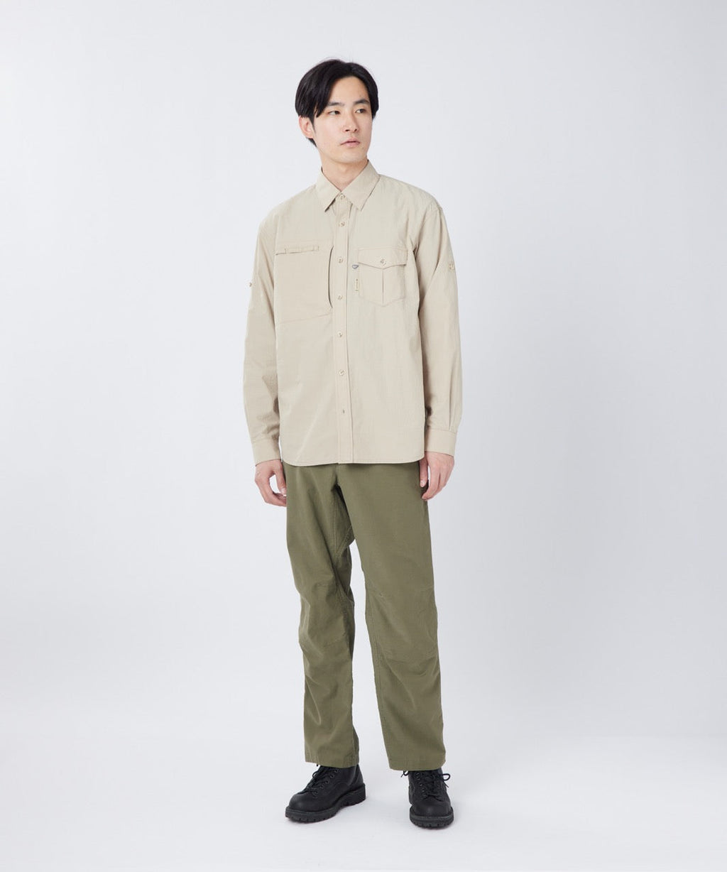 Snow Peak Antique Dyed Fishing Shirt