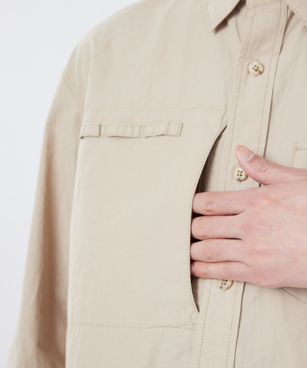 Snow Peak Antique Dyed Fishing Shirt