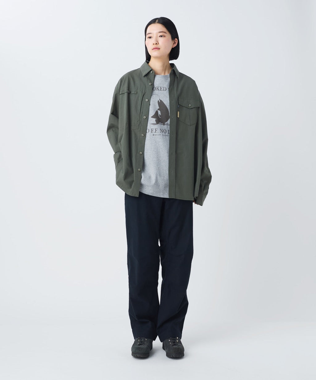 Snow Peak Antique Dyed Fishing Shirt
