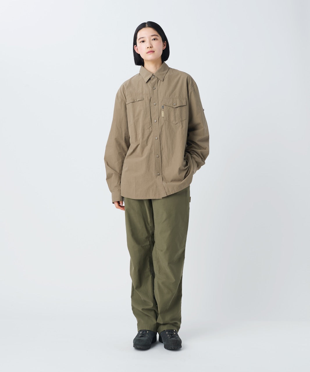 Snow Peak Antique Dyed Fishing Shirt