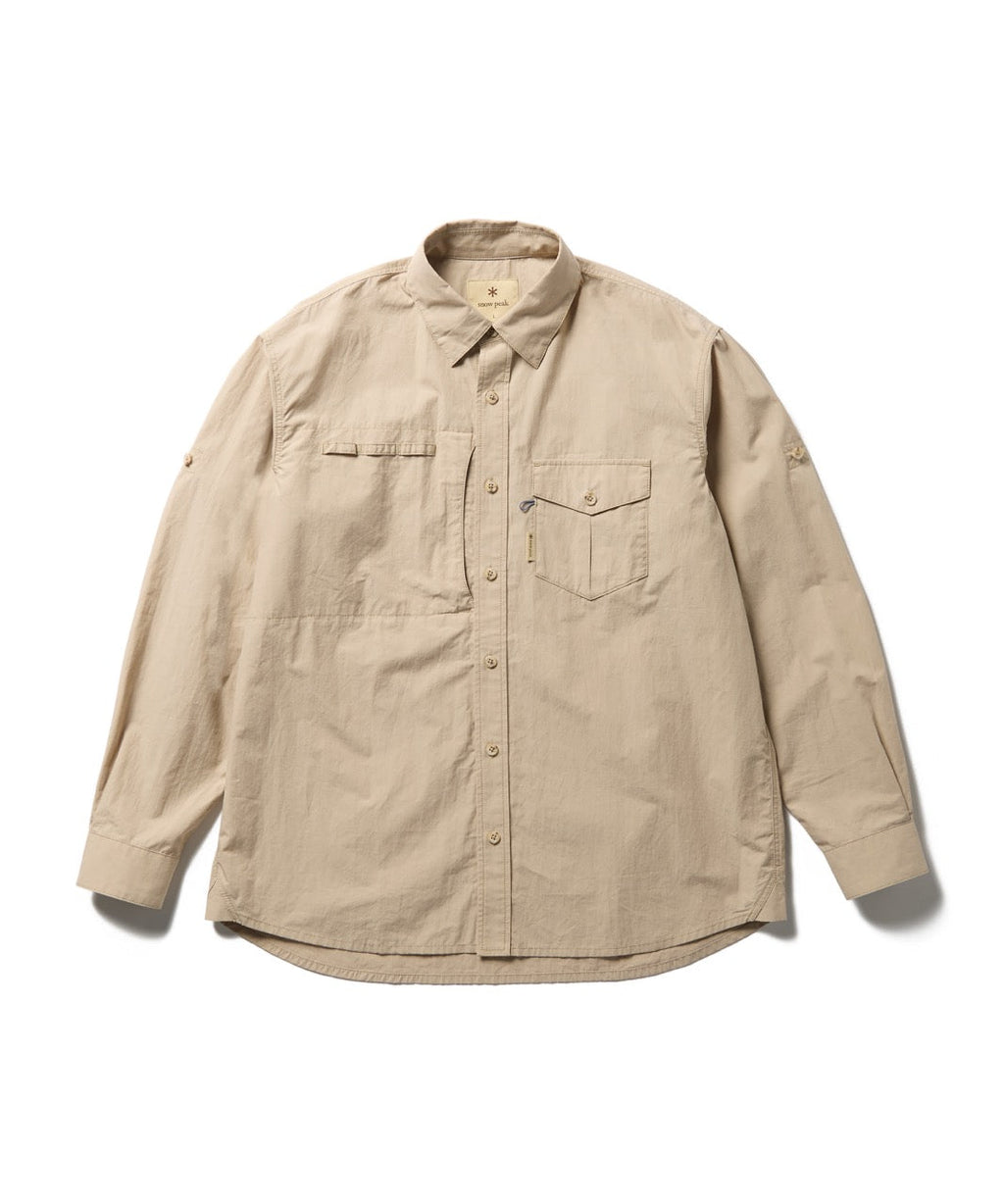 Snow Peak Antique Dyed Fishing Shirt