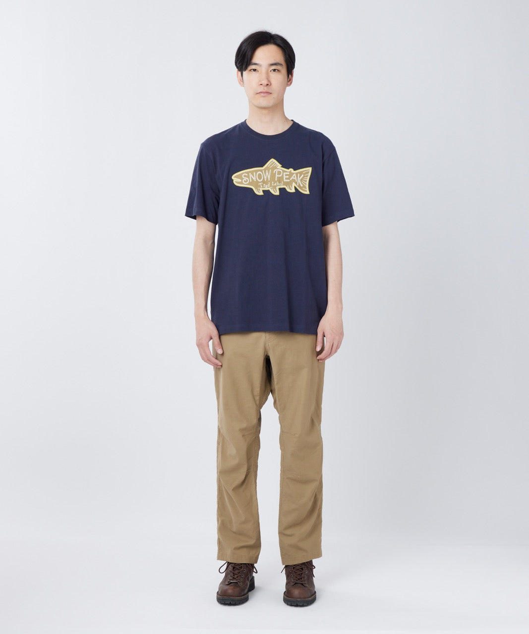 Snow Peak Trad Label Trout Light T-Shirt