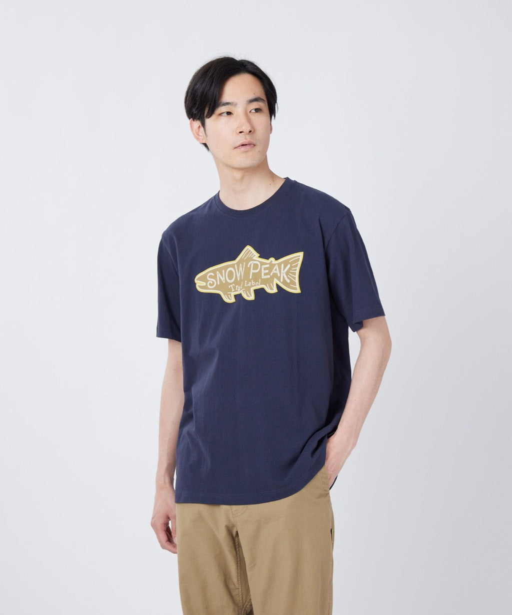 Snow Peak Trad Label Trout Light T-Shirt