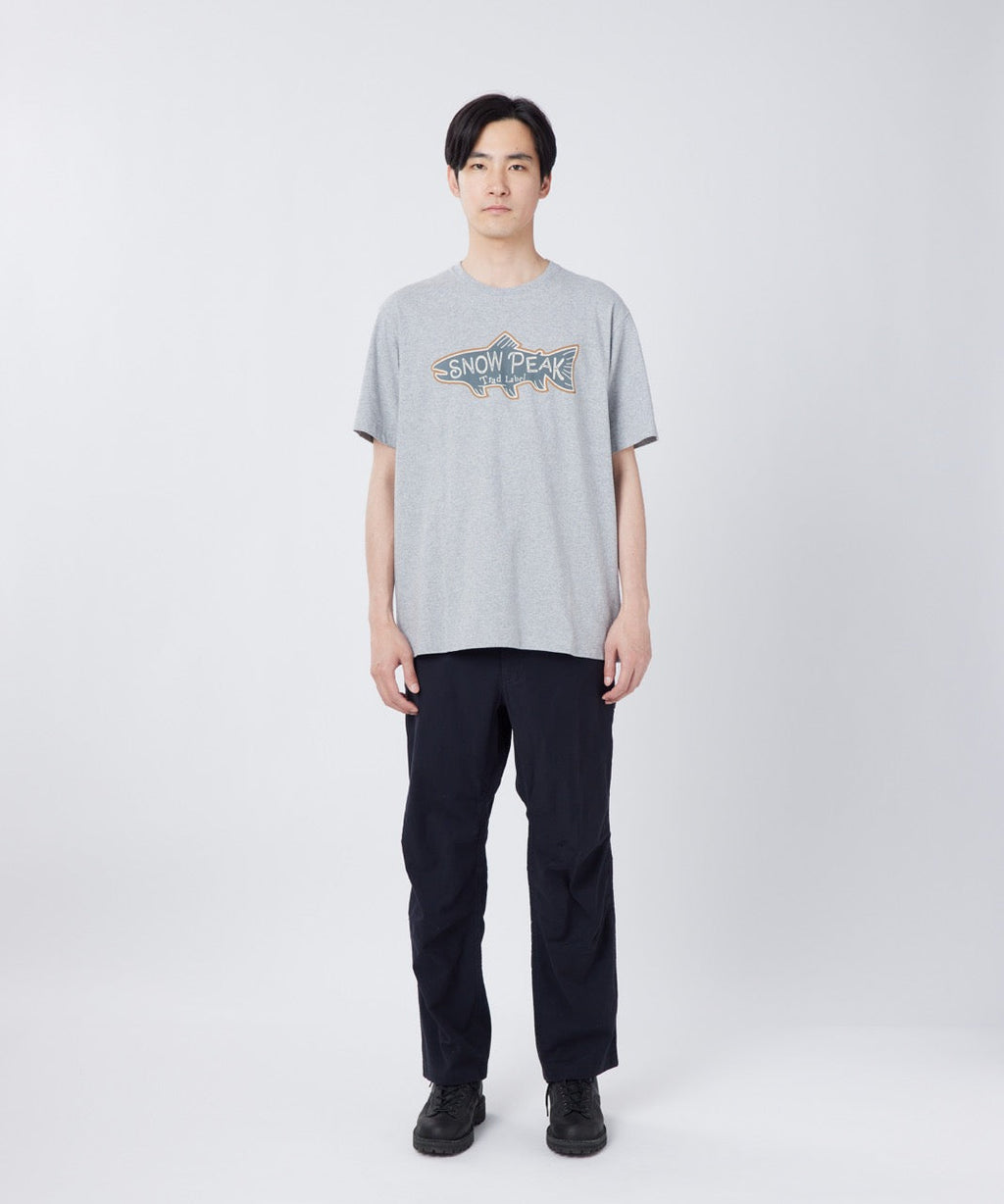 Snow Peak Trad Label Trout Light T-Shirt
