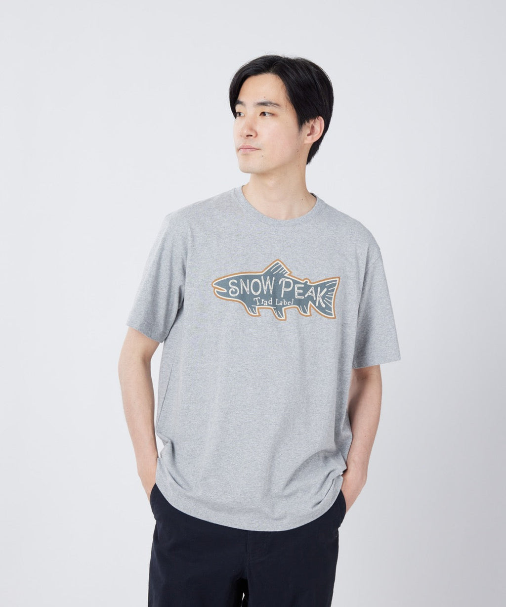Snow Peak Trad Label Trout Light T-Shirt