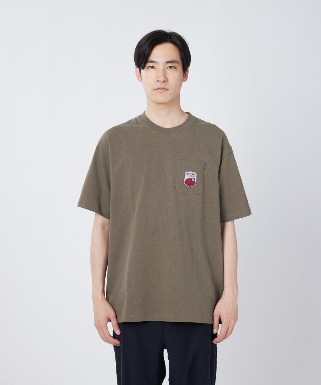 Snow Peak Trad Label Pocket Heavy T-Shirt