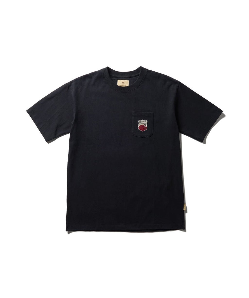 Snow Peak Trad Label Pocket Heavy T-Shirt