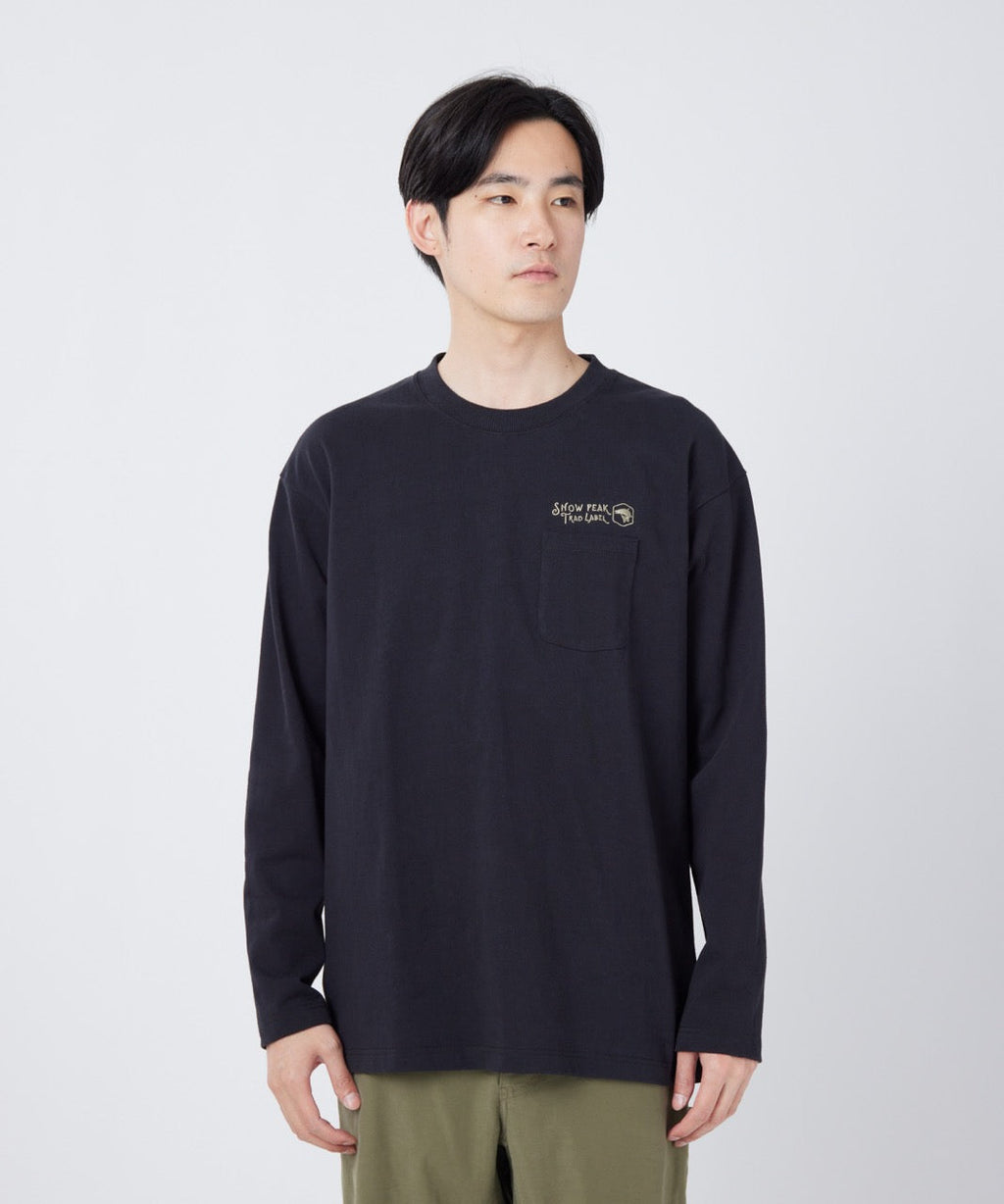 Snow Peak Trad Label Pocket L/S Heavy T-Shirt
