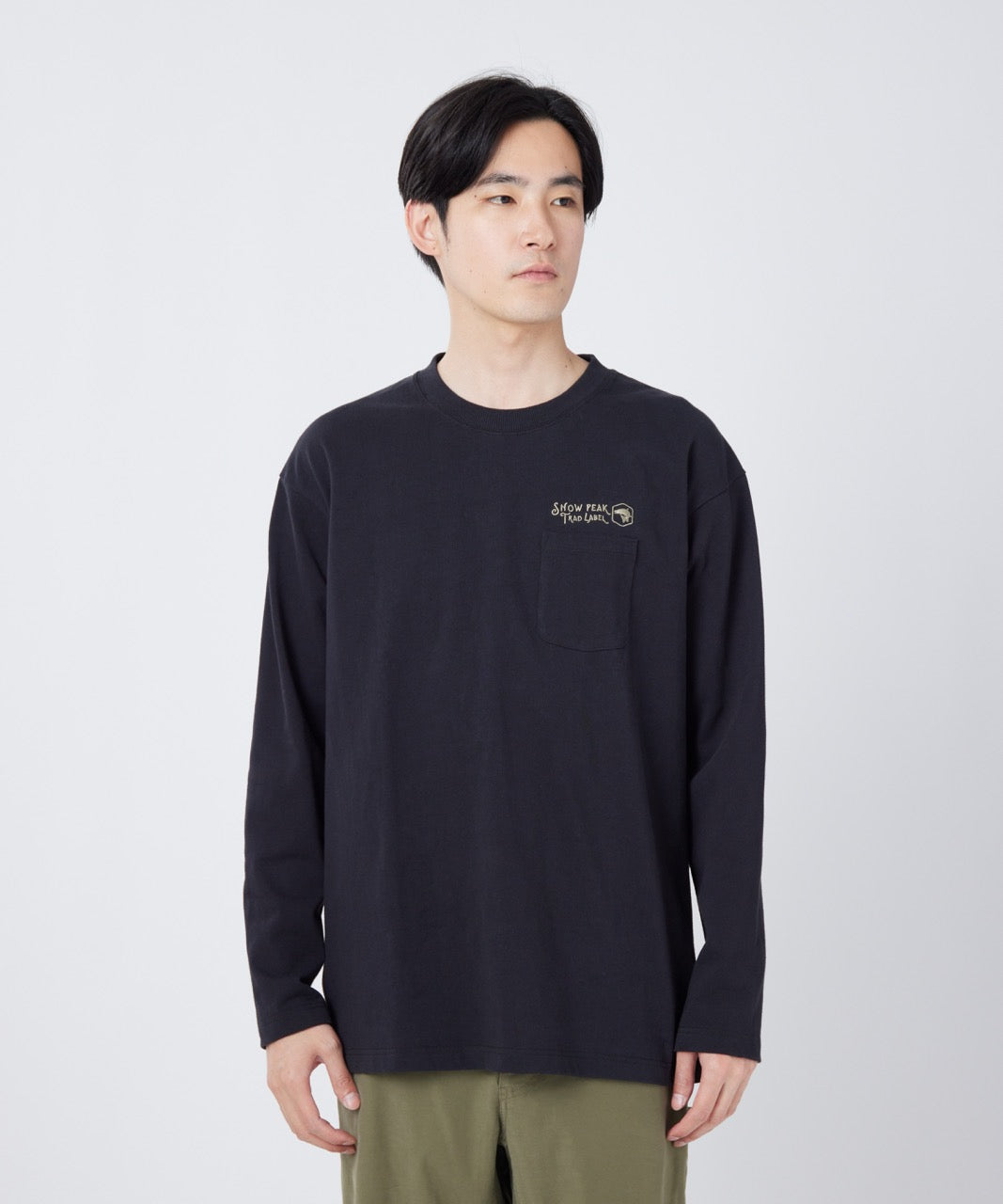 Snow Peak Trad Label Pocket L/S Heavy T-Shirt